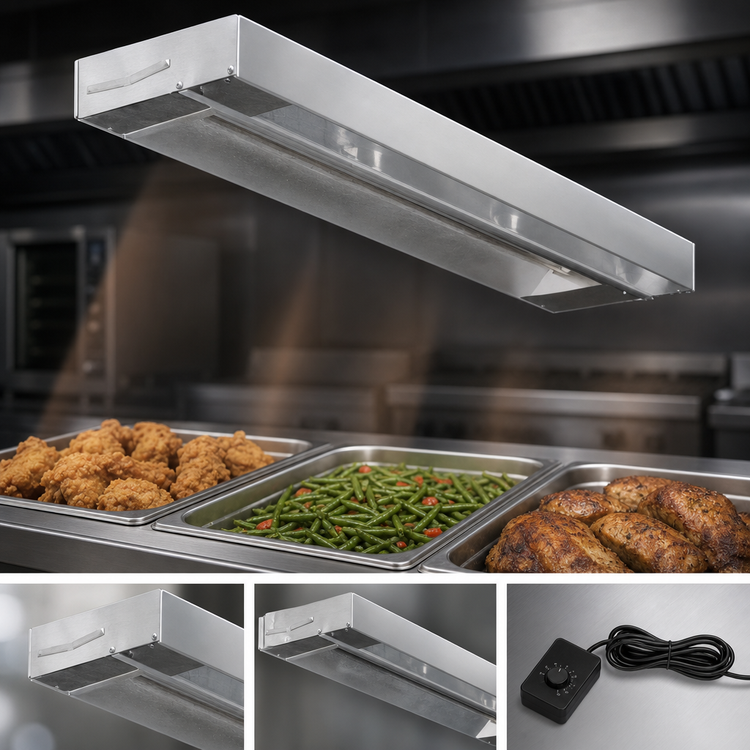 Product image #3 for Eagle RedHots 96-Inch Unlighted Strip Heat Lamp with Remote, High-Watt, 120V