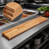 Thumbnail image #3 for John Boos 72 Inch x 8 Inch Steam Table Cutting Board, Edge Grain Northern Hard Rock Maple, 1-3/4 Inch Thick