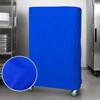 Thumbnail image #3 for Quantum CC247263BNZ Wire Cart Cover, Blue 400 Denier Nylon, Zipper Flap, 24"D x 72"W x 63"H