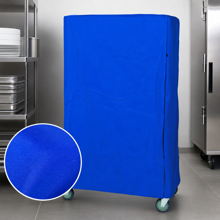 Product image #3 for Quantum Wire Cart Cover, Blue 400 Denier Nylon with Zipper Flap, 24"D x 72"W x 63"H