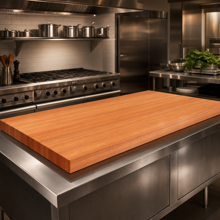 Product image #3 for Boos Block American Cherry Edge Grain Kitchen Countertop, 108 Inch x 32 Inch x 2-1/4 Inch Thick, Oil Finish