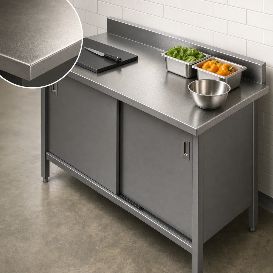 14-Gauge 300-Series Stainless Steel Top