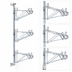 Thumbnail image #3 for Metro Super Erecta 18-Inch 3-Tier Chrome Plated Post-Type Wall Mount Shelf System, Mid Unit