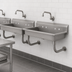 Thumbnail image #3 for Advance Tabco Multiwash Wall-Mounted ADA Hand Wash Sink with 8.5-Inch Backsplash, 40-Inch Wide