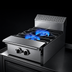Thumbnail image #4 for Garland Cuisine Series Heavy Duty 18-Inch Modular Add-A-Unit Gas Range Top with 2 Open Burners