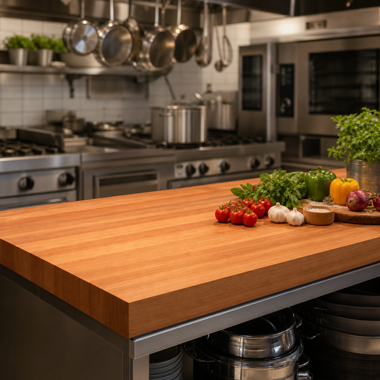 Product image #3 for Boos Block American Cherry Edge Grain Kitchen Countertop, 120 x 30 x 2-1/4 Inch, Oil Finish