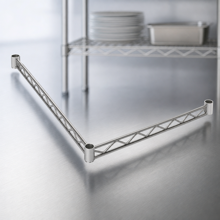 Product image #3 for Eagle Group 3-Sided Double Truss Shelving Frame, 30 x 21 Inches, Stainless Steel