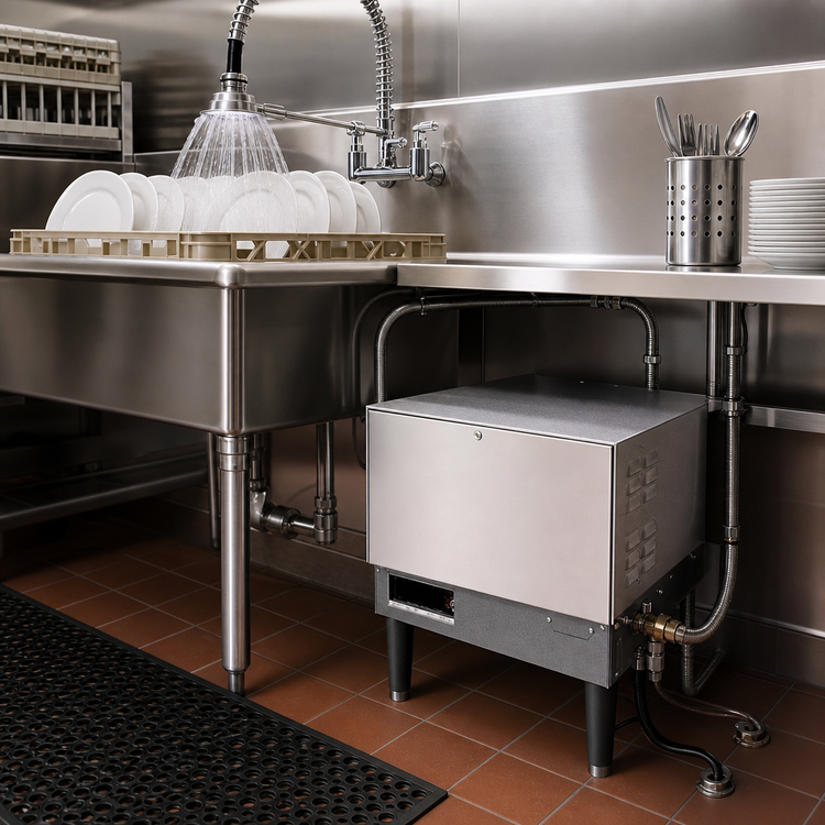 Product image #3 for Hatco Compact Electric Booster Water Heater, 6 Gallon, 36 kW, 240V, 3-Phase