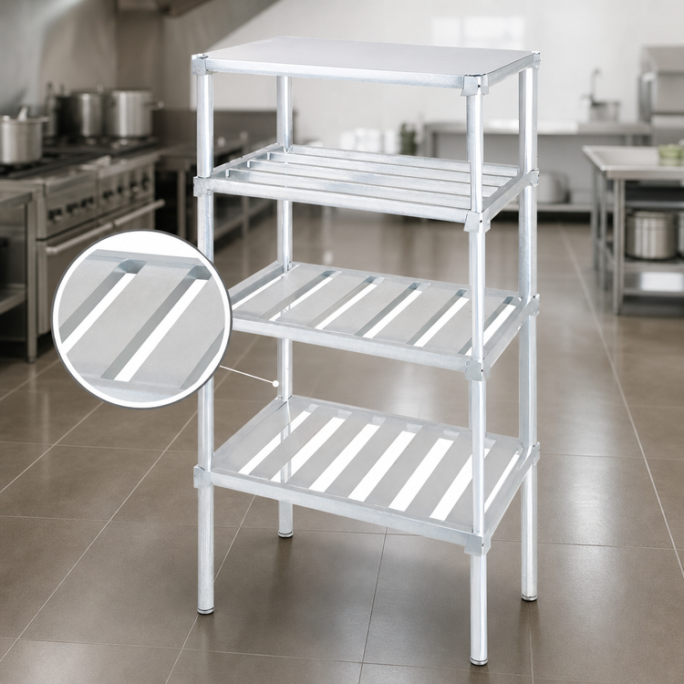 Product image #3 for Channel Manufacturing 48 x 24 Inch Tubular Aluminum Adjustable Shelf
