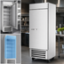 Thumbnail image #3 for Beverage-Air Horizon Series HBF23HC-1 One-Section Reach-In Freezer, 23.3 Cu. Ft., Right-Hinged Solid Door, Stainless Steel