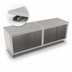 Thumbnail image #3 for John Boos Open Front Cabinet Base Work Table, 96 In. W x 24 In. D, 16-Gauge Stainless Steel Top