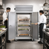 Thumbnail image #3 for Traulsen Spec-Line Two-Section Pass-Thru Heated Holding Cabinet, Standard Depth, Half-Height Solid Doors
