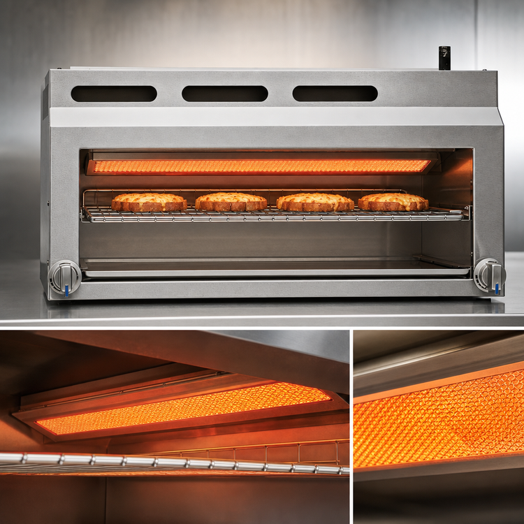 Product image #3 for Imperial Spec Series 36-Inch Gas Cheese Melter Broiler with Infrared Burner