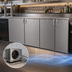 Thumbnail image #3 for Glastender CS1RB80 Shallow Depth Remote Back Bar Cooler, One-Zone, Bar Profile, 80 Inch, 4-Section