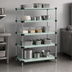 Thumbnail image #3 for Quantum 5-Shelf Solid Stainless Steel Shelving Starter Kit, 60