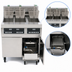 Thumbnail image #3 for Frymaster RE High Efficiency Triple Electric Fryer Battery with Built-In Filtration, 80 lb. Frypots