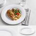Thumbnail image #3 for Sierrus™ 12-Inch White Round Wide Rim Melamine Dinner Plate