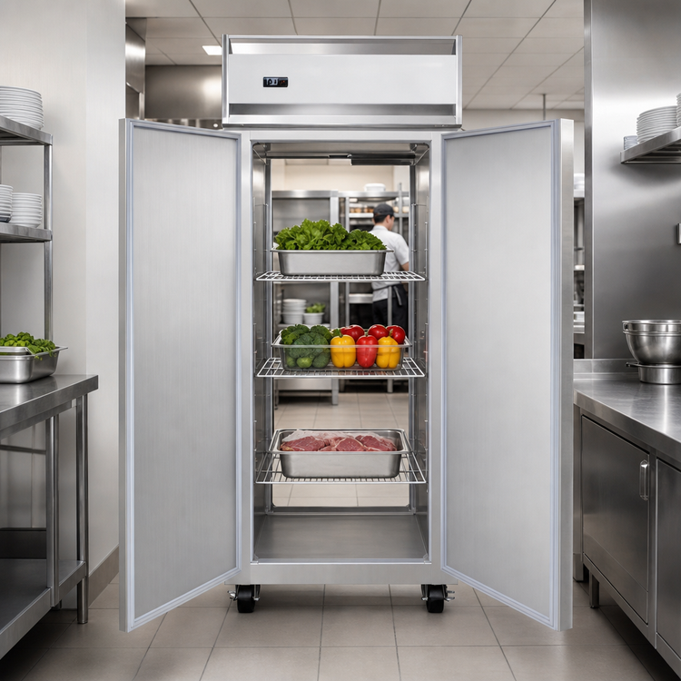 Product image #3 for Continental Refrigerator 1FXNSAPT Extra-Wide Pass-Thru One-Section Commercial Freezer