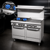 Thumbnail image #3 for Southbend S-Series 48-Inch Commercial Gas Restaurant Range with 2 Open Burners, 36-Inch Griddle, Standard Oven and Cabinet Base