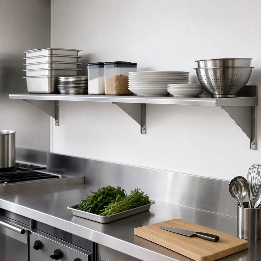 Wall-Mounted Shelf Design
