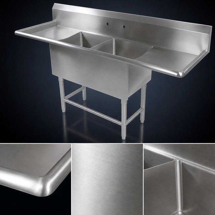 14-Gauge Type 300 Stainless Steel Top
