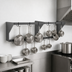Thumbnail image #3 for Eagle Group WM120PR Wall-Mount Double-Bar Stainless Steel Commercial Pot Rack, 120 Inch
