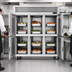 Thumbnail image #3 for Turbo Air PRO Series Pass-Thru Heated Holding Cabinet, 3-Section, 12 Self-Closing Half-Solid Doors, 78.1 Cu. Ft.