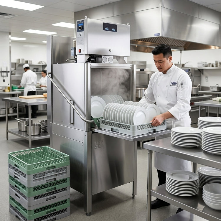 Product image #2 for American Dish Service HT-25 High-Temperature Convertible Door Type Dishmachine