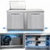 Thumbnail image #3 for Continental Refrigerator Mighty Top SW60N12M-FB 60