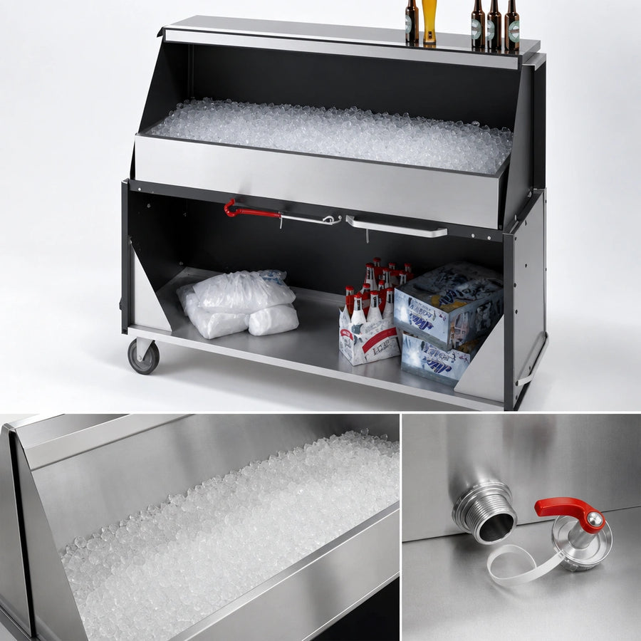 304 Stainless Steel Ice Bin