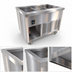 Thumbnail image #3 for Thurmaduke TCM-46SS-N7 46-inch Mobile Cold Food Unit with NSF 7 Cold Pan