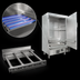 Thumbnail image #3 for MasterRange 30-Inch Left-Hinged Natural Gas Smokehouse with Stainless Steel Front & Sides