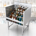 Thumbnail image #3 for Sapphire Manufacturing SMLDR-24 Freestanding 24-Inch Wide 4-Step Underbar Liquor Bottle Display Rack