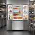 Thumbnail image #4 for KoolMore 18.5 Cu. Ft. Stainless Steel French Door Reach-In Refrigerator with Bottom Freezer