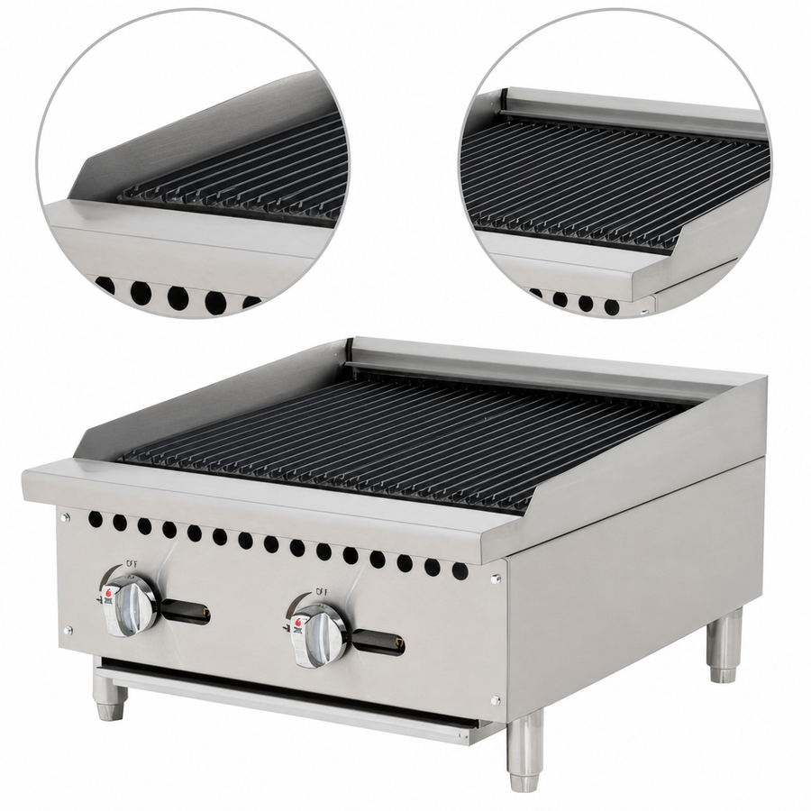 Reversible Cast Iron Cooking Grates