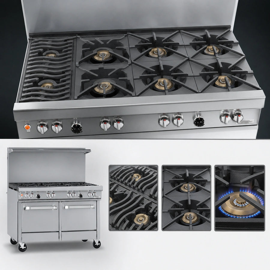Seven-Burner Mixed Top