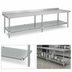 Thumbnail image #3 for Advance Tabco Galvanized Work Table Undershelf for 132