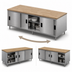 Thumbnail image #3 for BK Resources Dual Access Chef Table with Hard Maple Top and Cabinet Base, 96W x 30D x 34-3/4H
