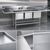 Thumbnail image #3 for Eagle Spec-Master FN Series Three-Compartment Sink with 36-Inch Right Drainboard, 14 Gauge Stainless Steel