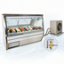 Thumbnail image #3 for Howard-McCray 34N Series 144-Inch Remote-Ready Fish/Poultry Service Case with Straight Glass and LED Lighting