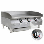 Thumbnail image #3 for Eagle Group RedHots CLAGGDT-36-LP-X 36-Inch Extra-Deep Countertop LP Gas Griddle, 3/4-Inch Smooth Steel Plate, Thermostatic Controls