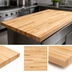 Thumbnail image #3 for Boos Block Blended Edge Grain Northern Hard Rock Maple Kitchen Countertop, 96 x 30 x 1-1/2 Inches, Varnique Finish