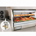 Thumbnail image #3 for Howard-McCray 34N Series 96-Inch Remote Double Duty Red Meat Service Case with Straight Glass Front and LED Lighting
