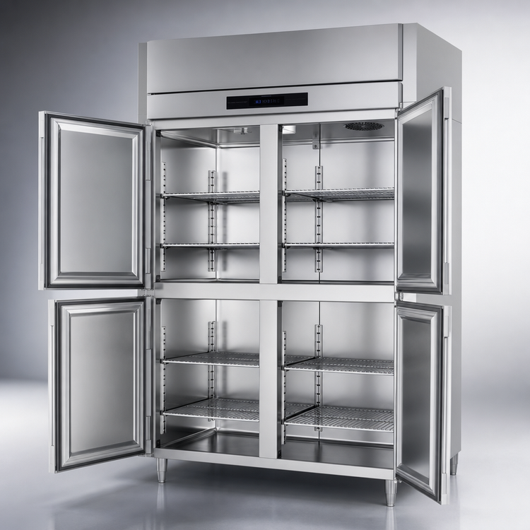 Product image #4 for Victory UltraSpec HRS-2D-S1-EW-PT-HD-HC Extra Wide Pass-Thru Dual Temp Warmer/Refrigerator