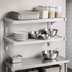 Thumbnail image #4 for New Age C2448HD Heavy-Duty Adjustable Wall-Mounted Shelf, 24 x 48 Inch, Aluminum