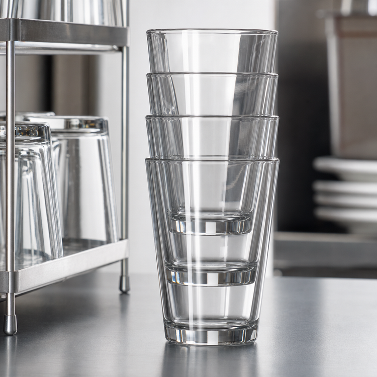 Product image #3 for Anchor Hocking Stackables 14 oz Clear Stackable Tumbler with Tempered Rim