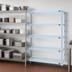 Thumbnail image #3 for EagleGard 4-Tier Add-On Wire Shelving Unit, 60 x 18 x 63 Inches, Hybrid Epoxy Finish