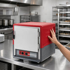 Thumbnail image #3 for Metro C5 Insulation Armour C533-HLFS-L Mobile Under-Counter Heated Holding Cabinet, Solid Door, 10-Pan, 120V
