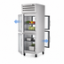 Thumbnail image #3 for True SPEC SERIES One-Section Pass-Thru Reach-In Refrigerator with 2 Half-Glass Front Doors and 1 Rear Glass Door
