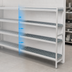 Thumbnail image #3 for Fermostock 4-Tier Perforated Polymer Shelving Expansion Kit with 1 Upright, 26W x 22D x 83H, Gray